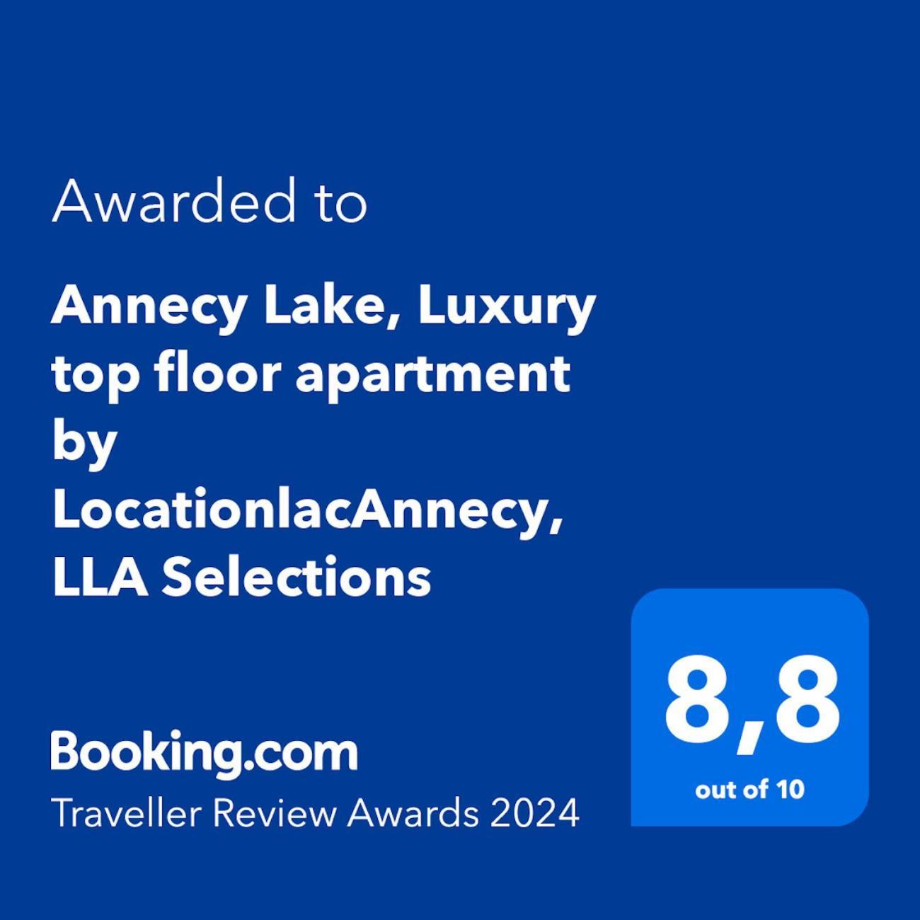 Annecy Lake, Luxury Top Floor Apartment - Lla Selections By Location Lac آنسي المظهر الخارجي الصورة